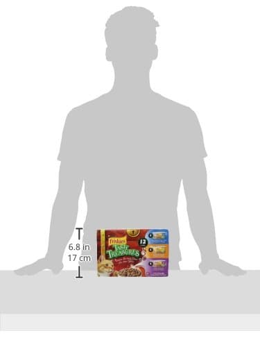 Purina Friskies Wet Cat Food Variety Pack, Tasty Treasures Prime Filets (With Ocean Fish and Tuna, With Chicken and With Turkey) - 5.5 Ounce (Pack of 12)