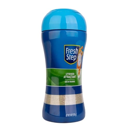 Fresh Step for Pets Litter Box Attractant Powder to Aid in Training, 9 Ounces | All Natural Training Aid For Cats and Kittens, Model Number: FFP8298ST