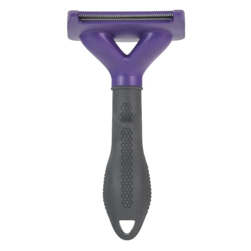 FURminator deShedding Tool For Medium to Large Cats With Short Hair, Removes Loose Hair From Shedding