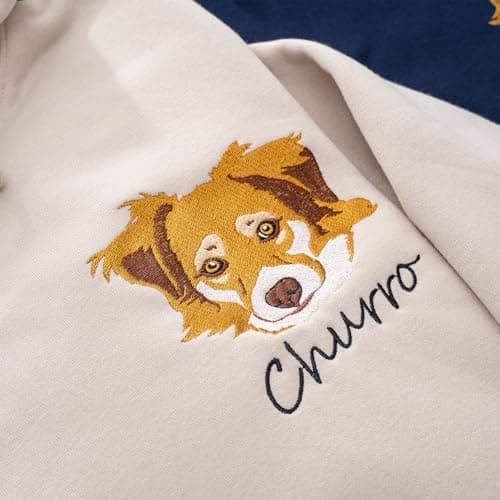 Personalized Sweatshirt with Dog Photo for Women, Custom Dog Mom Sweatshirt, Dogs Mom Gifts, Pet Sweatshirts, Dogs Face Sweater, Customized Pet Hoodie, Christmas, Cat Mama, Pets Lover 12