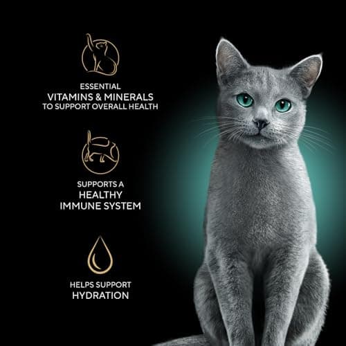 Sheba Perfect Portions Wet Cat Food Cuts in Gravy, Cat Food Wet Recipe, Roasted Chicken Entree, with Sustainable Salmon, Tender Turkey Entree, 2.6 oz. Twin-Pack Trays (24 Count, 48 Servings)