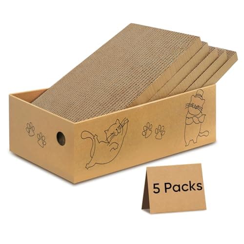 AGYM Cat Scratcher Review: Is the 5-Pack Cardboard Scratcher Worth It?
