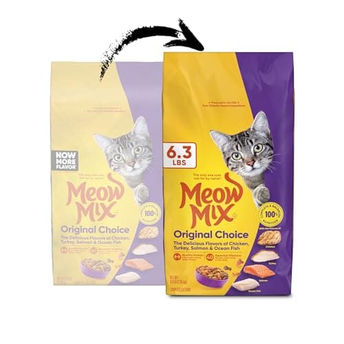 Meow Mix Original Choice Dry Cat Food, 6.3 Pound Bag