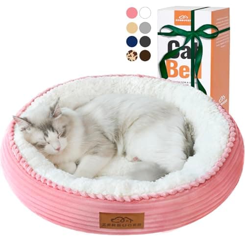 Zerbuger Katzenbett Test: Bequemes, waschbares Donut-Bett für Katzen