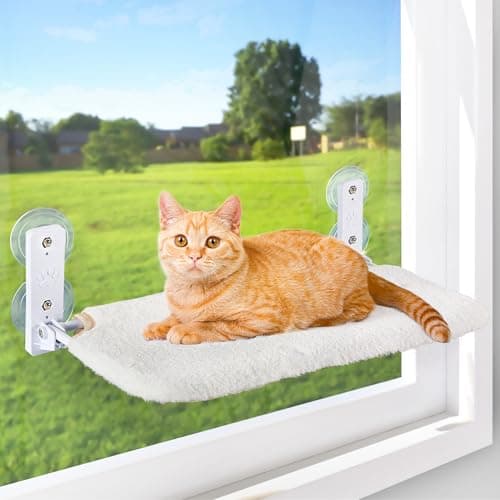 AMOSIJOY Cordless Cat Window Perch Review: A Cordless Hammock That Actually Stays Put