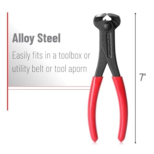 Bates Nail Puller - Cat's Paw Nail Puller & Remover, End Cutting Pliers, Staple Puller, Carpenter's Tool