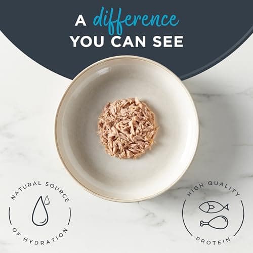 Reveal Natural Wet Canned Cat Food, 3-Flavor Variety Pack, Limited Ingredient, Grain-Free, High Protein with No Artificial Additives, Fish Variety in Broth (12 x 2.47 oz Cans)