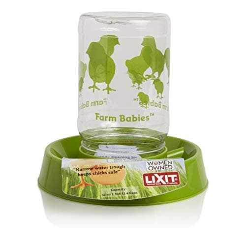 Lixit® Baby Chick Feeder or Waterer - Made in USA (Pack of 1)