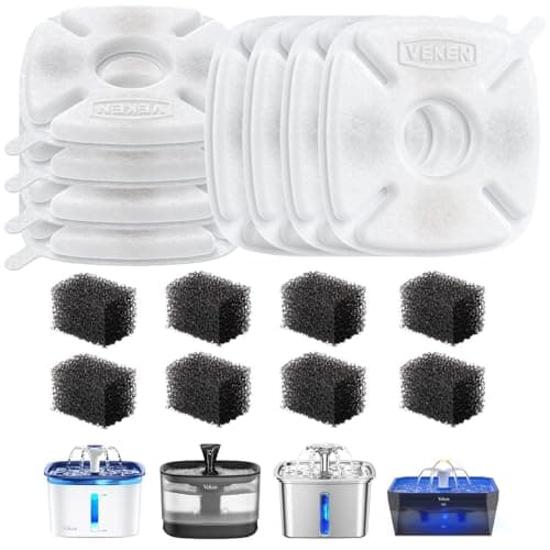 Veken Cat Water Fountain Filter Review – 16-Pack That Holds Up