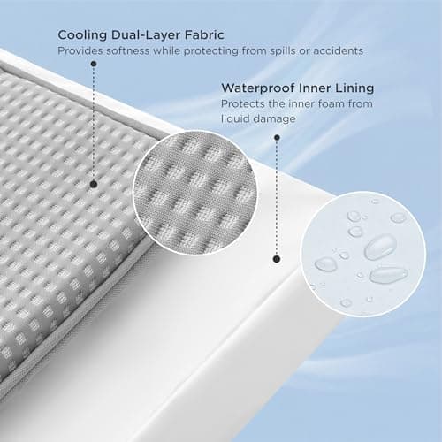 Bedsure Orthopedic Cooling Dog Bed for Crate - 41x29 Inches Extra Large Comfy Breathable Summer Beds with Removable Washable Cover, Cold Flat Egg Crate Foam Pet Mat, Suitable for Pet Up to 90 lbs