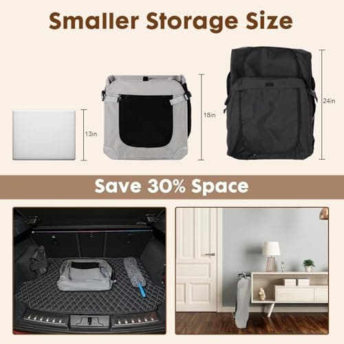 PEGIC Extra Large Cat Carrier for 2 Cats, Portable Soft Sided Large Pet Carrier for Traveling, Indoor and Outdoor Uses, 24"×16"×16" (X-Large)