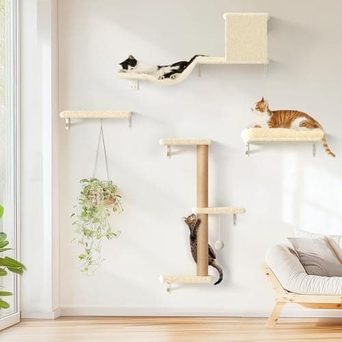 FUKUMARU Cat Wall Shelves Review: Is This 5-in-1 Set Worth It?