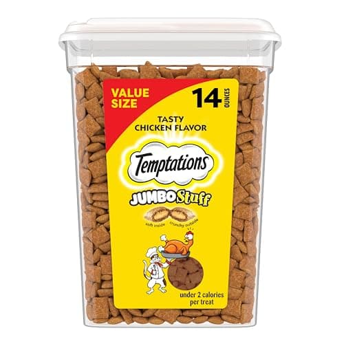 Temptations Jumbo Stuffed Cat Treats Review: Crunchy-Soft Combo Worth It?