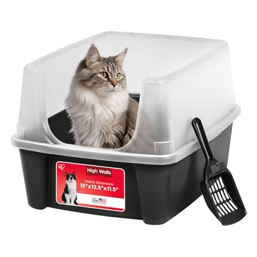 IRIS USA Cat Litter Box Review – Solid Open-Top Option for Big Cats