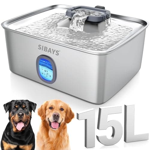 SIBAYS 4Gal/15L Honden Waterfontein Test – Eerlijke Review