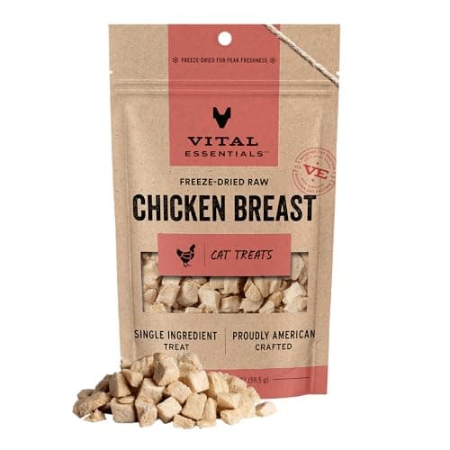 Vital Essentials Freeze Dried Cat Treats Review: Real Talk on These Raw Chicken Bites