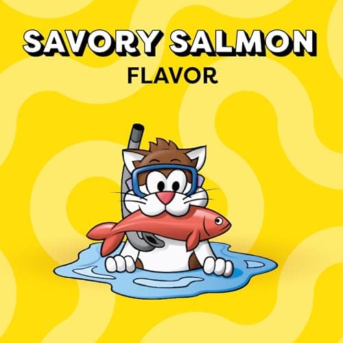 Temptations Cat Treats Classic Crunchy and Soft Cat Treats, Savory Salmon Flavor, 16 oz. Tub