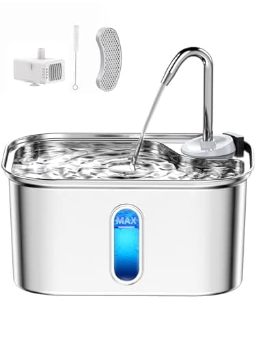 Petlipo Cat Water Fountain Stainless Steel Review – 2.5L 6-Layer Filter Tested