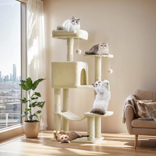 Sweetcrispy Cat Tree Tower Review: A Solid 44-Inch Haven for Indoor Cats