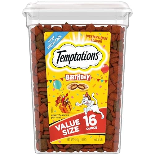 Temptations Katzenleckerlis Test 2025 – Lobster & Beef Geburtstags-Snacks