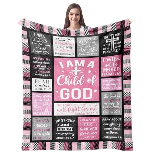 Coperta Flannel 'I Am a Child of God' 60x50 - Recensione