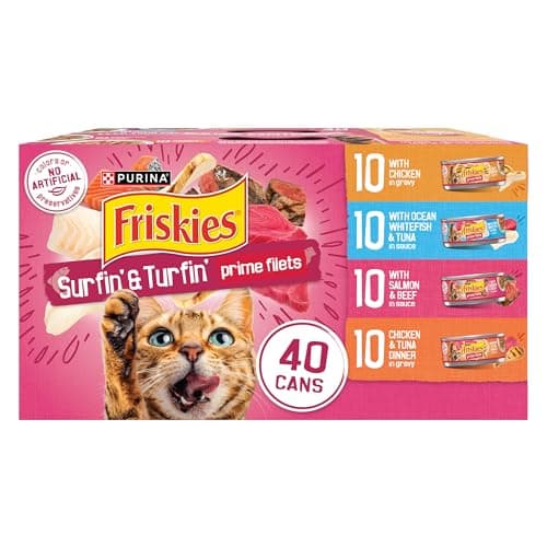 Friskies Wet Cat Food Review: 40-Can Variety Pack Tested