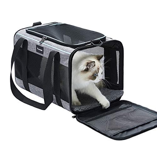 Vceoa mjuk kattbur recension – 17.5×11×11 tum resebur för katter upp till 7 kg
