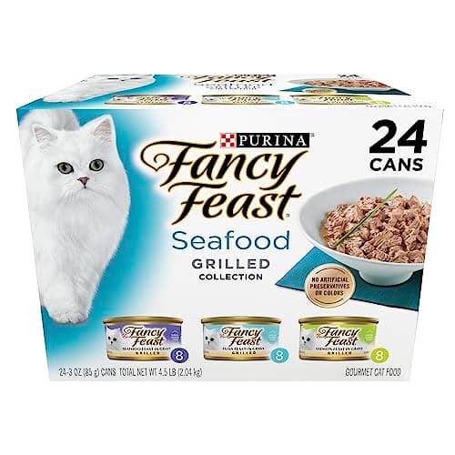Fancy Feast Grilled Wet Cat Food Seafood Collection Review