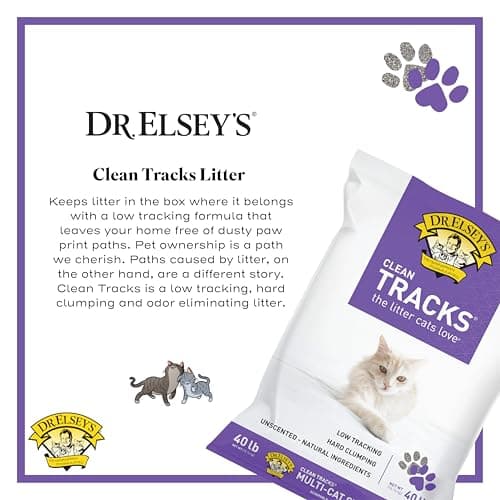 Dr. Elsey's® Clean Tracks Clumping Clay Cat Litter 40 lb. Bag