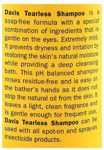 Davis Tearless Pet Shampoo, 12 oz (TS12)