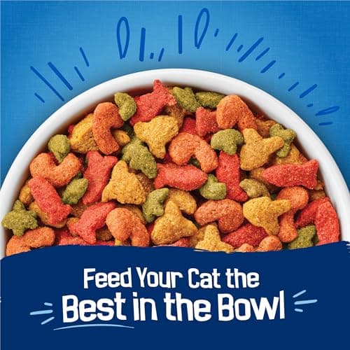 Purina Friskies Dry Cat Food Seafood Sensations With Salmon, Tuna, and Shrimp Flavors - 22 lb. Bag