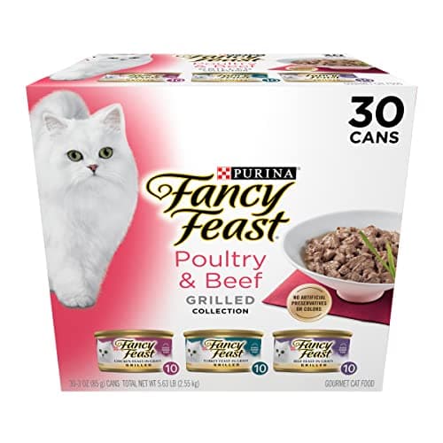 Purina Fancy Feast Grilled Wet Cat Food Poultry and Beef Collection Review