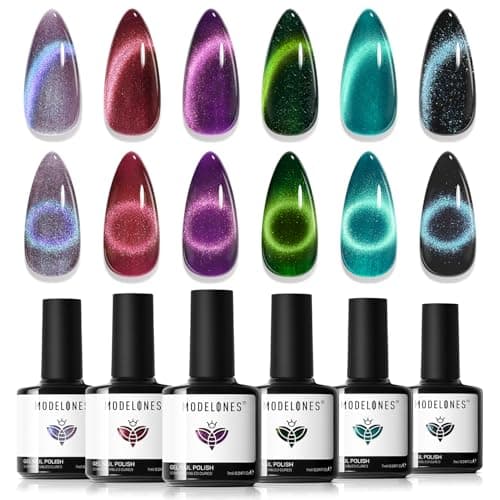 modelones Cat Eye Gel Nagellack Recension – 6 Färger & Magnet