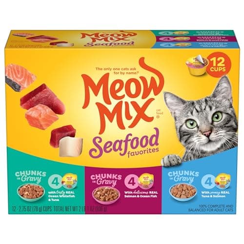 Meow Mix Savory Morsels Seafood Favorites Review (12 Pack)