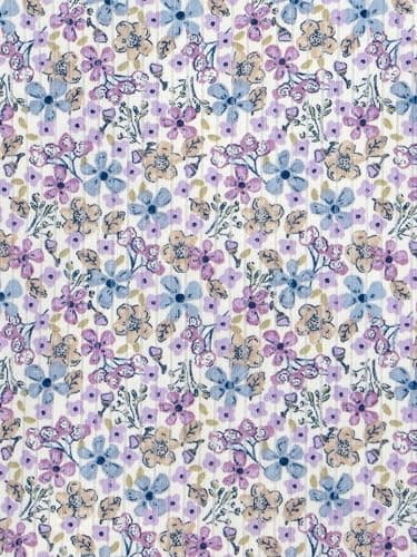 Simple Joys by Carter's Girl 3-Pack Graphic Long-Sleeve Tees, Purple Floral, 3T