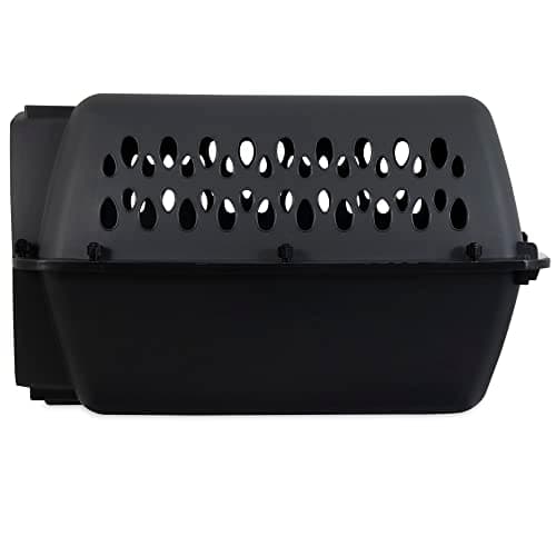 Petmate Pet Porter Dog Kennel 24", Dark Gray & Black, for Pets 15-20lbs