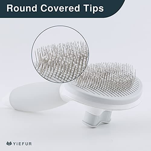 Cat Hair Brush,Cat Brush for Shedding,Soft Silicone Self Cleaning Brushes for Short and Long Haired Cats for Grooming and Shedding