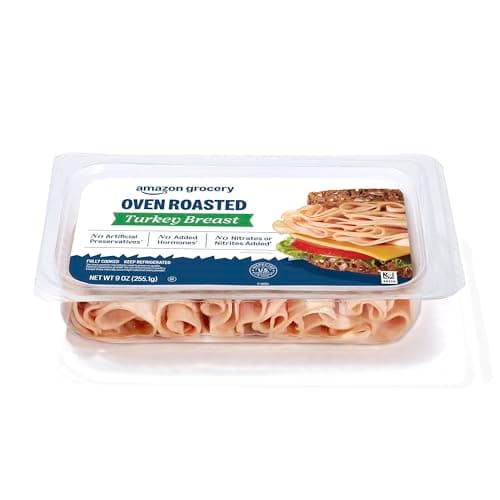 Amazon Grocery, Sliced Oven Roasted Turkey Breast, 9 Oz