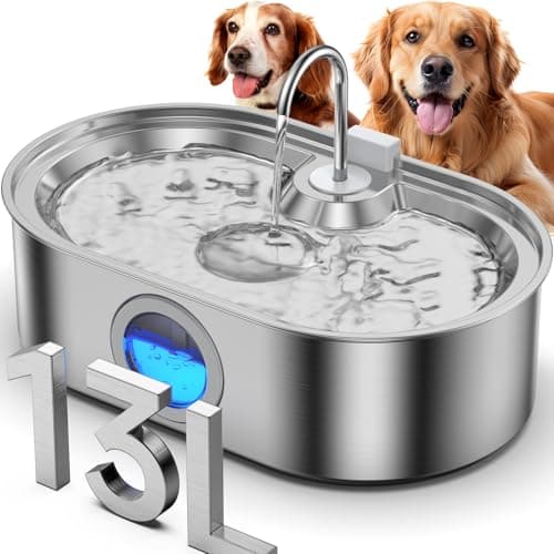 ECOCONUT Dog Water Fountain Review: Big Capacity, Stainless Steel Build