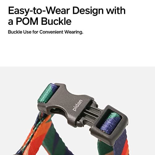 pidan Cat Harness and Leash Set, Cats Escape Proof - Adjustable Kitten Harness for Large Small Cats, Lightweight Soft Walking Travel Petsafe Harness((Multicolor-M Size)