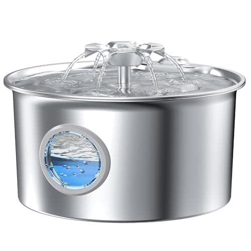IHOUONE Stainless Steel Cat Water Fountain Review – Real Hands-On Test