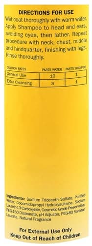 Davis Tearless Pet Shampoo, 12 oz (TS12)