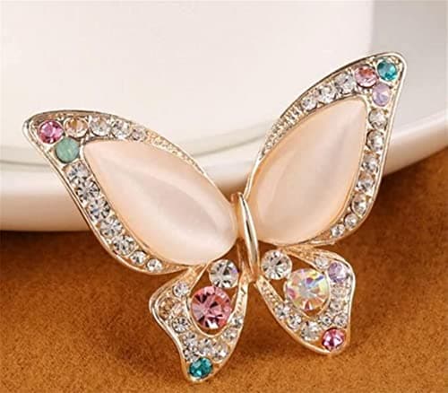 Butterfly Brooch for Women Rhinestone Brooches Fashion Colorful Butterfly Brooch Fashion Wedding Jewelry