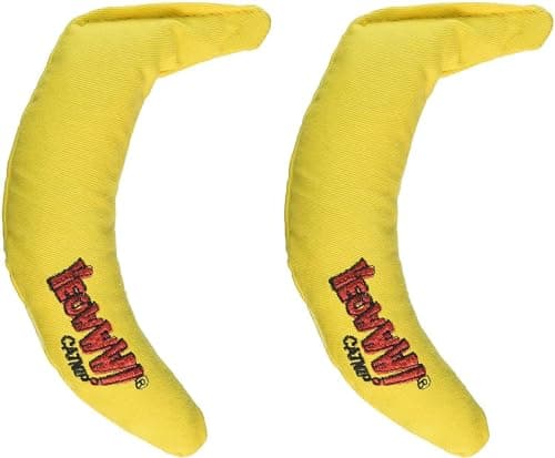 Yeowww! Yellow Banana Catnip Toy (2 Pack)