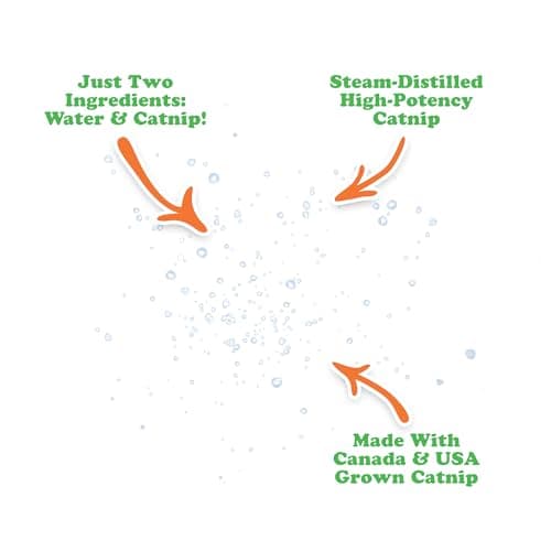 Meowijuana Premium Catnip Spray - 3 oz. | High Potency Formula | Natural Formula for Pet Owners & Multi-Cat Households | Enhance Playtime & Relaxation | Perfect for New Cat Owners