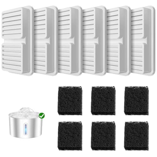 Replacement Filters for Cat Water Fountain – 6 Packs Review