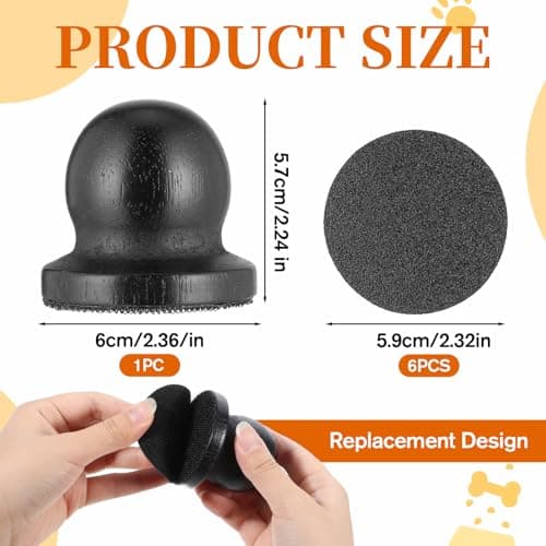 YBEATY Dog Nail File with Replaceable Filing Disc Dog Nail File Scratch Board Replaceable Sandpaper Stress Free Nails Filing Dogs Trainning Accessories for Smooth and Healthy Nails