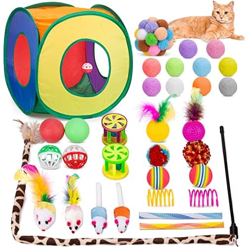 Retro Shaw Cat Toys Pack Review – 33 Pieces Worth It?