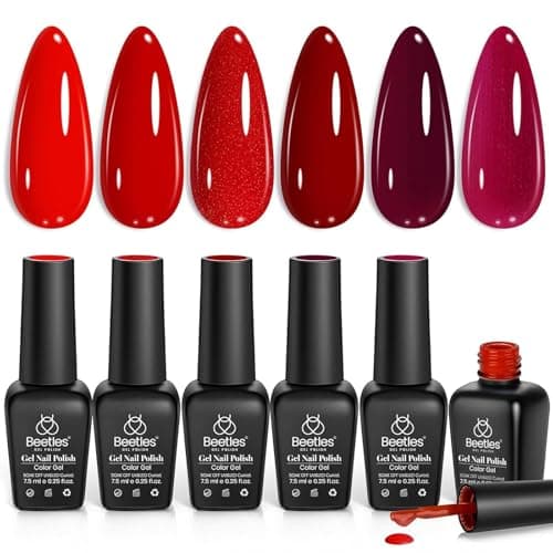 Beetles Gel Nagellack Set im Test: Sechs rote Farben für Zuhause
