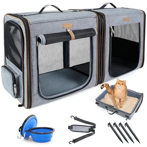 Lekereise Grote Kattenbench Review 2025 - 2-in-1 Drager voor 2 Katten